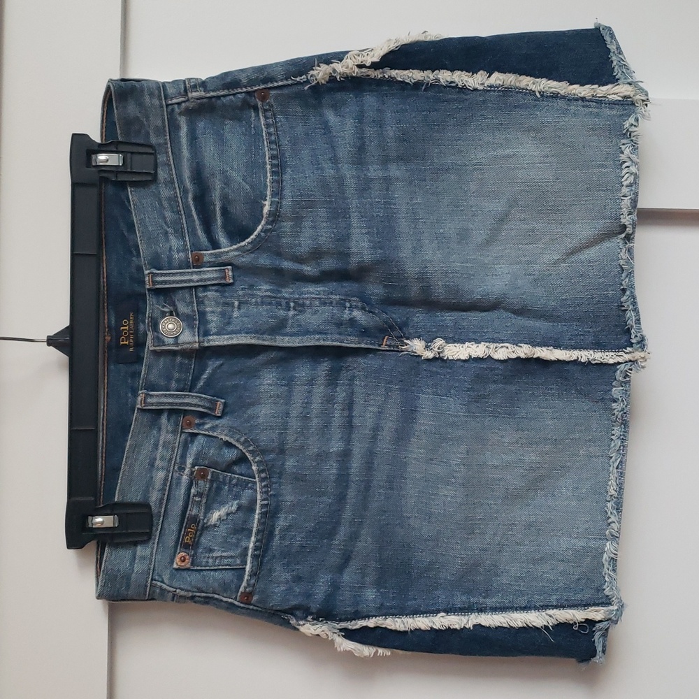 Polo Ralph Lauren Blue Denim Mini Skirt